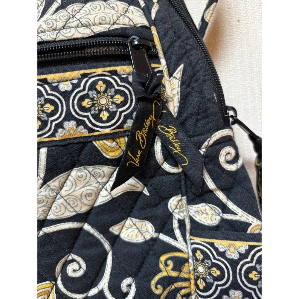Y2K Vera Bradley Backpack Yellow Bird Floral Retired Quilted‎ Cotton Bag